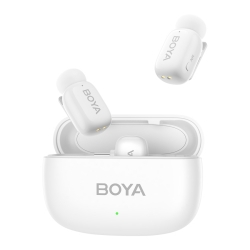 Boya Mini-13 Ultracompact 2.4GHz Wireless Microphone System with USB-C plug(White)